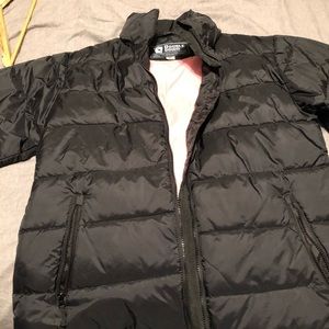 Steve and Barry “Double Down” black quilted jacket